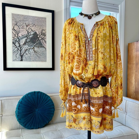 Spell & The Gypsy Mystic Tunic Dress| Sunflower🌻 - Picture 3 of 12